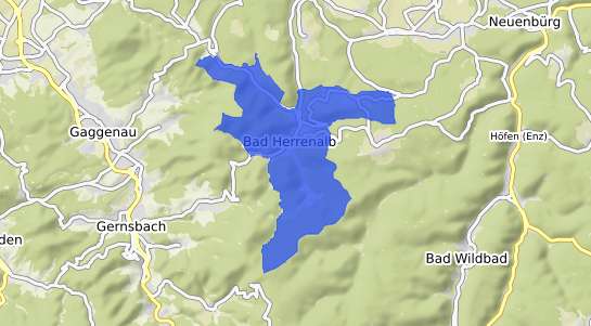 Bodenrichtwertkarte Bad Herrenalb